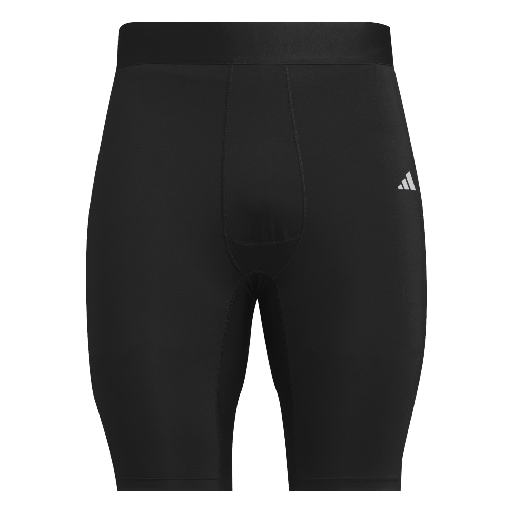 ADIDAS Techfit Kurze Leggings Herren (black) - Front View