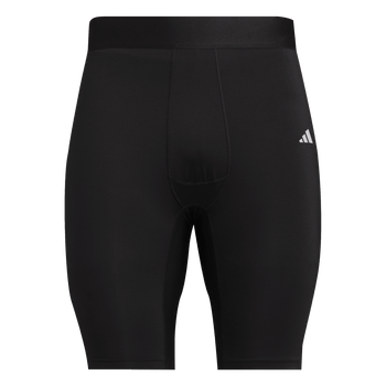 ADIDAS Techfit Kurze Leggings Herren (black) - Front View