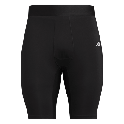 ADIDAS Techfit Kurze Leggings Herren (black) - Front View