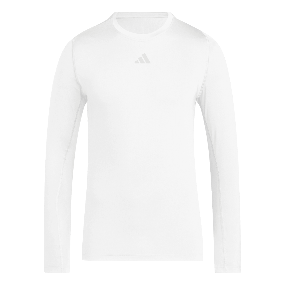 ADIDAS Techfit Longsleeve Herren (white) - Front View