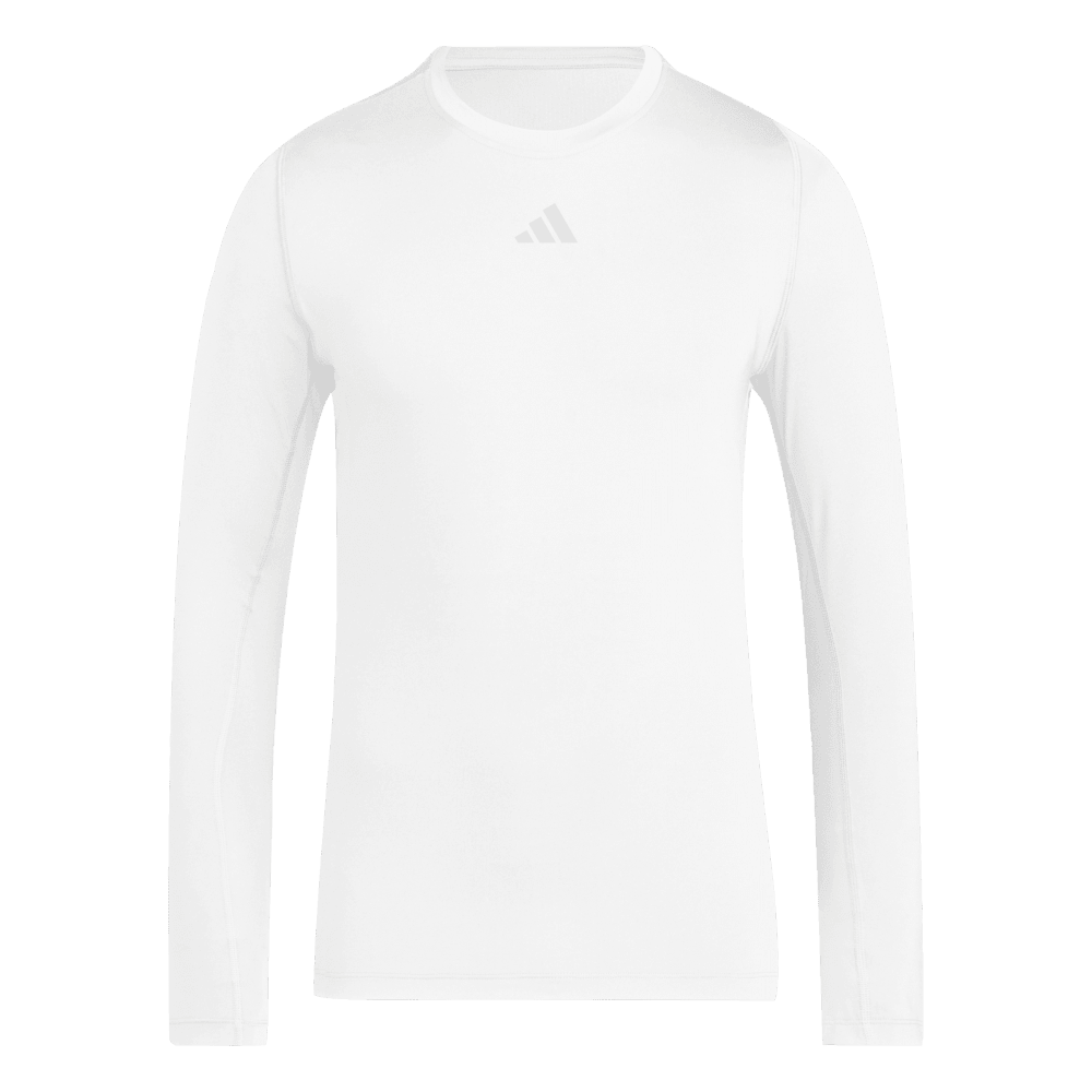 ADIDAS Techfit Longsleeve Herren (white) - Front Center View