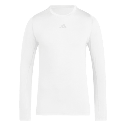 ADIDAS Techfit Longsleeve Herren (white) - Front Center View