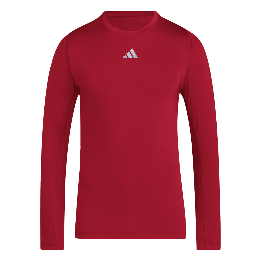ADIDAS Techfit Longsleeve Herren (team power red 2) - Front View
