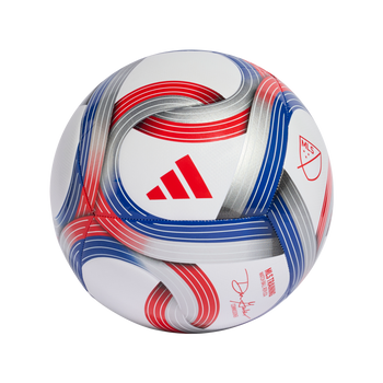 ADIDAS 2026 Major League Soccer Trainingsball (white/team royal blue/red/silver met.) - Front Center View