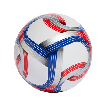 ADIDAS 2026 Major League Soccer Trainingsball (white/team royal blue/red/silver met.) - Back Center View