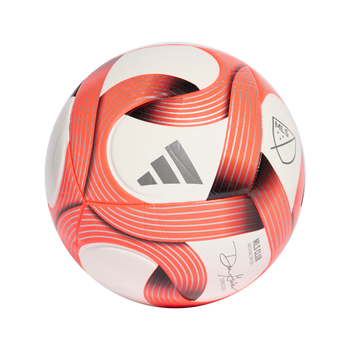 ADIDAS 2026 Major League Soccer Club Ball (white/red) - Front Center View