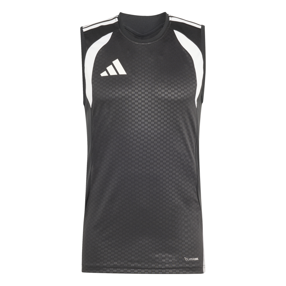 ADIDAS Ärmelloses Tiro 26 Competition Trikot Herren (black/light onix/white) - Front Center View