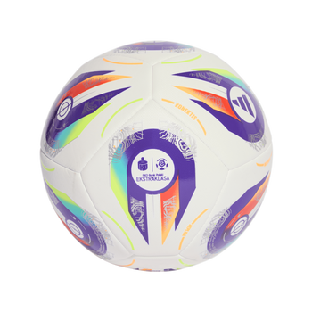 ADIDAS Ekstraklasa Trainingsball (white/lucid lemon) - Front Center View