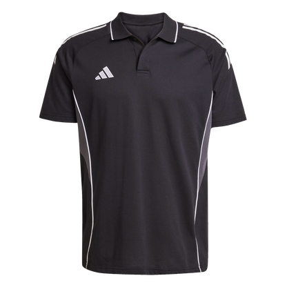 ADIDAS Tiro 25 Competition Poloshirt Herren (black/white) - Front Center View