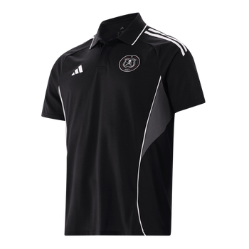 ADIDAS Tiro 25 Competition Poloshirt Herren (black/white) - Front View