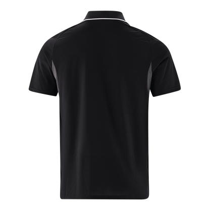 ADIDAS Tiro 25 Competition Poloshirt Herren (black/white) - Back View