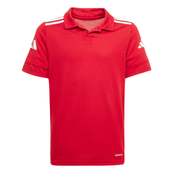 ADIDAS Squadra25 Cotton Kids Poloshirt (team power red/white) - Front Center View