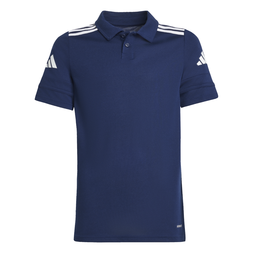 ADIDAS Squadra25 Cotton Kids Poloshirt (team navy blue 2/white) - Front Center View