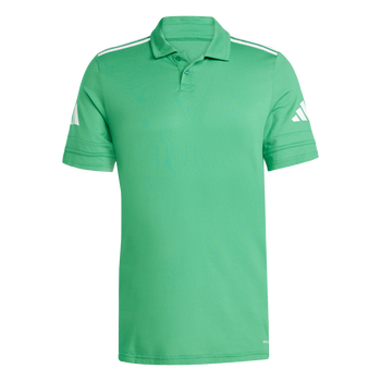 ADIDAS Squadra25 Cotton Poloshirt Herren (team green/white) - Front Center View