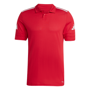 ADIDAS Squadra25 Cotton Poloshirt Herren (team power red/white) - Front Center View
