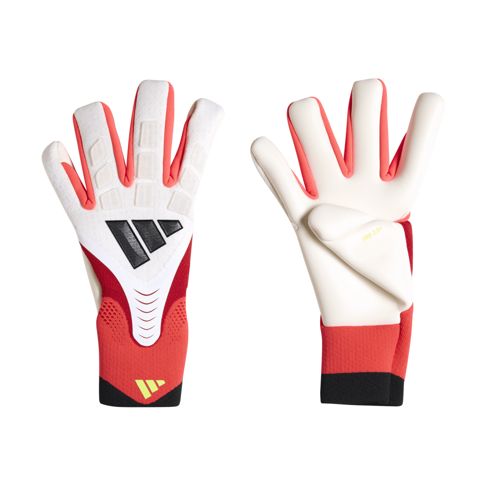 ADIDAS Predator Torwarthandschuh Pro (white/lucid red/black) - Front Center View