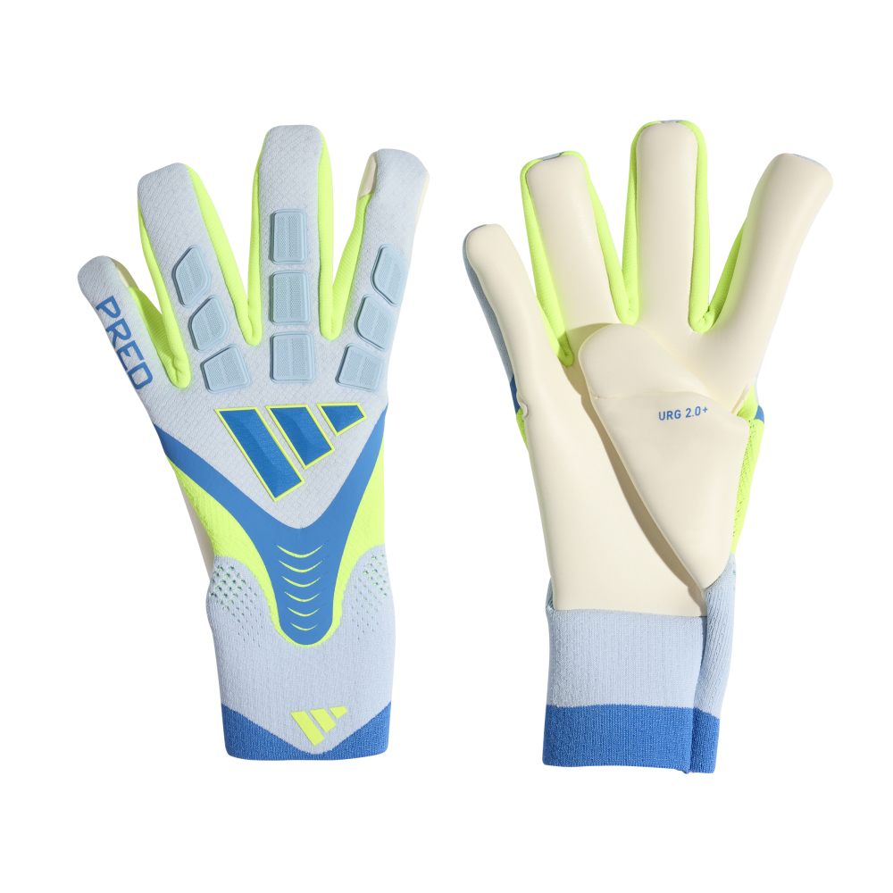 ADIDAS Predator Torwarthandschuh Pro (ray blue/Crystal Sky/solar yellow) - Front Center View