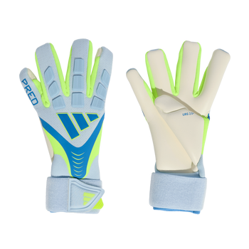 ADIDAS Predator Pro Strap Torwarthandschuhe (ray blue/Crystal Sky/solar yellow) - Front Center View