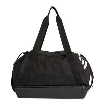 ADIDAS Tiro Dufflebag S Mit Bodenfach (black/white) - Back Center View