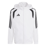 ADIDAS Tiro26 League Kids Windbreaker (white/white) - Front View