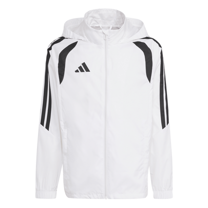 ADIDAS Tiro26 League Kids Windbreaker (white/white) - Front View