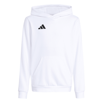 ADIDAS Entrada26 Kids Hoodie (white/black) - Front Center View