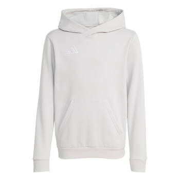 ADIDAS Entrada26 Kids Hoodie (team light grey/white) - Front Center View