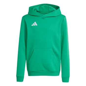 ADIDAS Entrada26 Kids Hoodie (team green/white) - Front Center View