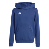 ADIDAS Entrada 26 Kids Hoodie (team navy blue 2/white) - Front Center View