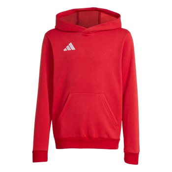 ADIDAS Entrada26 Kids Hoodie (team power red 2/white) - Front Center View