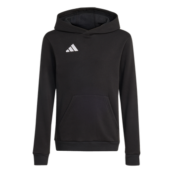 ADIDAS Entrada 26 Kids Hoodie (black/white) - Front Center View