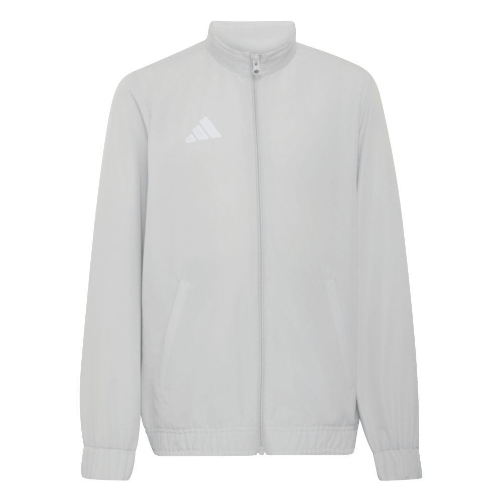 ADIDAS Entrada26 Kids Präsentationsjacke (team light grey/white) - Front View