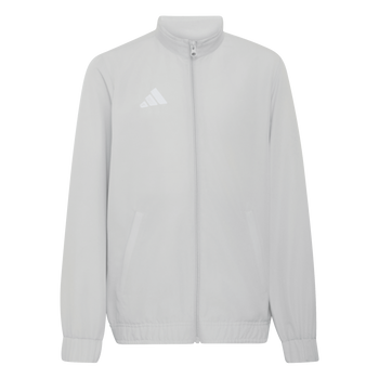 ADIDAS Entrada26 Kids Präsentationsjacke (team light grey/white) - Front View