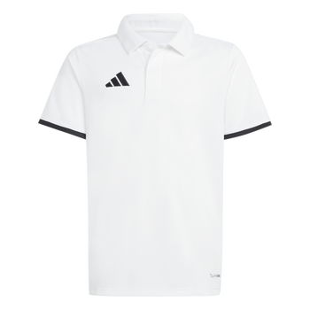 ADIDAS Entrada26 Kids Poloshirt (white/black) - Front Center View