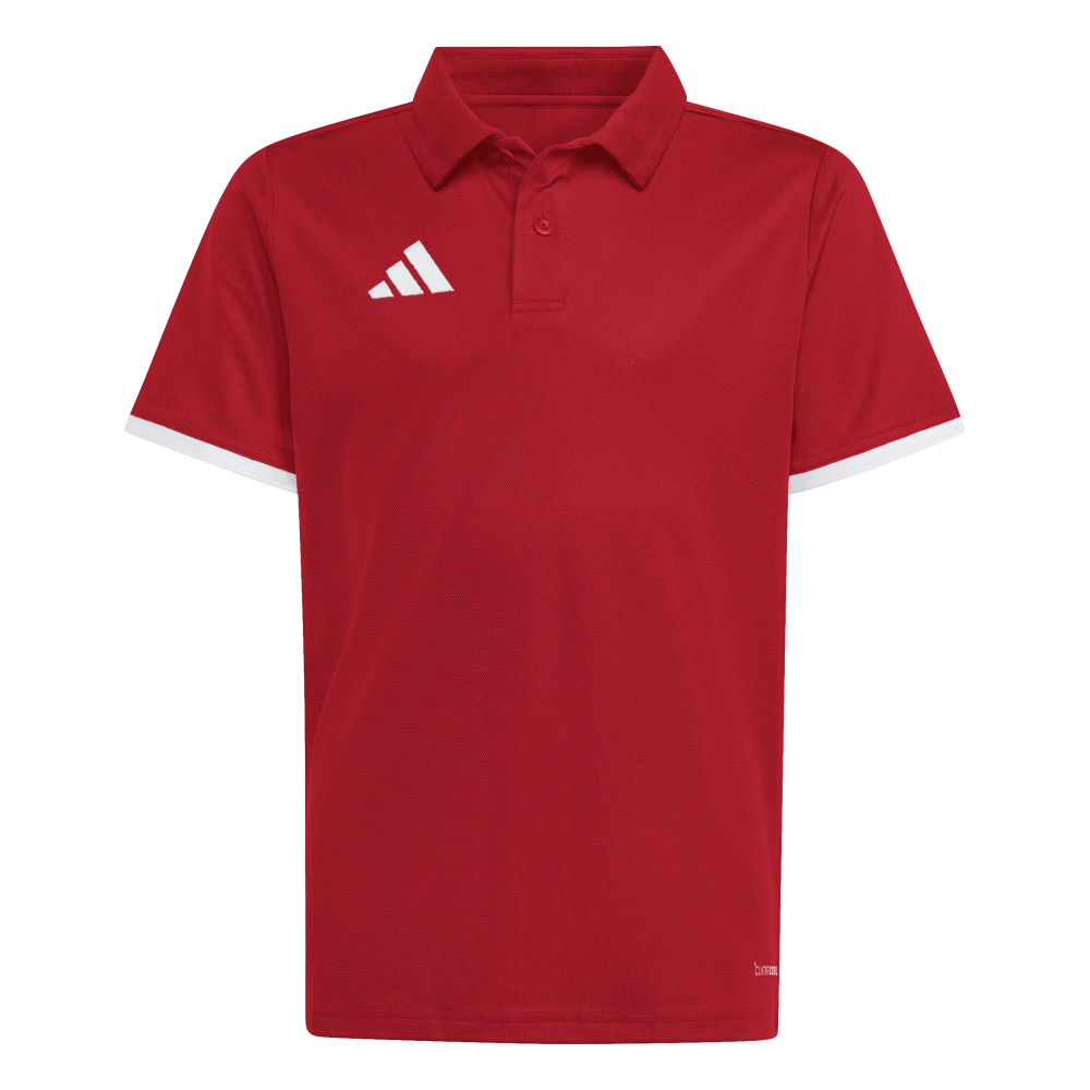 ADIDAS Entrada26 Kids Poloshirt (team power red 2/white) - Front View