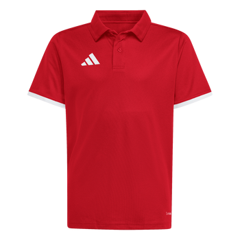 ADIDAS Entrada26 Kids Poloshirt (team power red 2/white) - Front View