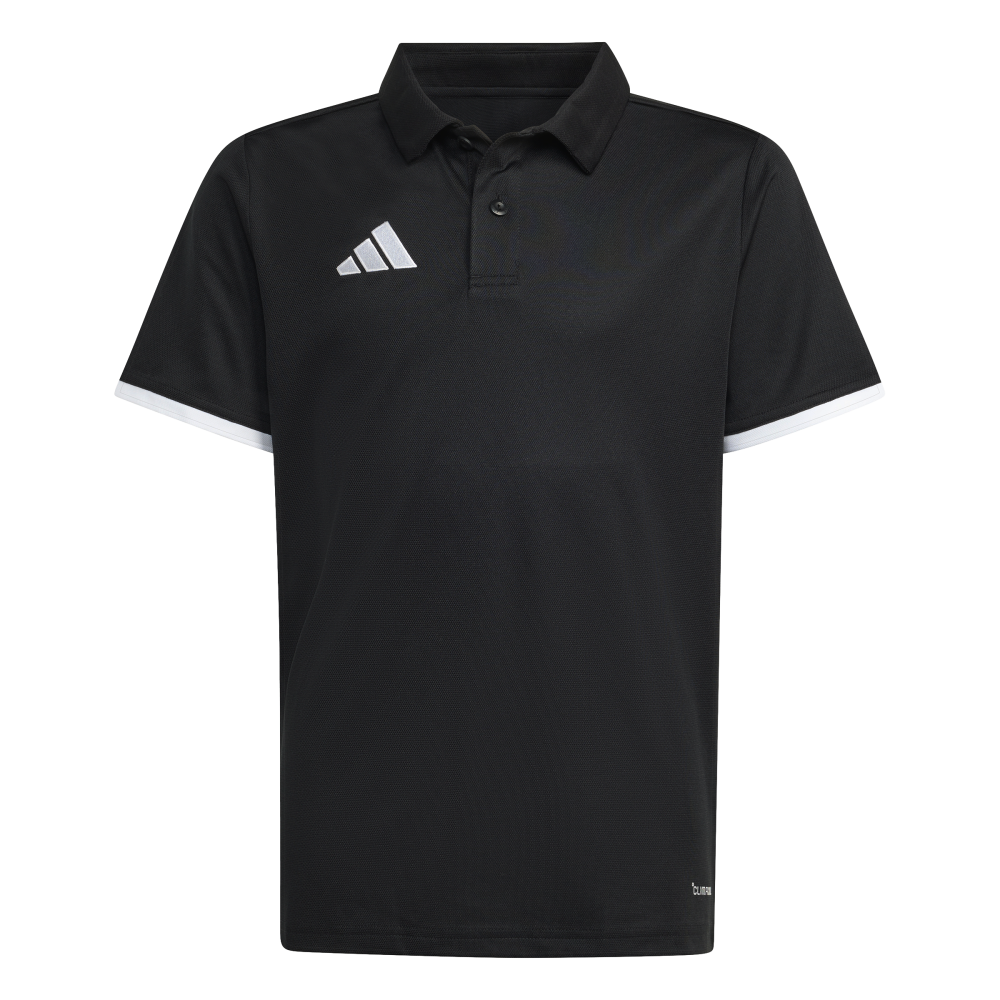 ADIDAS Entrada26 Kids Poloshirt (black/white) - Front Center View