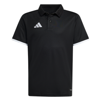ADIDAS Entrada26 Kids Poloshirt (black/white) - Front Center View