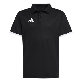 ADIDAS Entrada26 Kids Poloshirt (black/white) - Front View