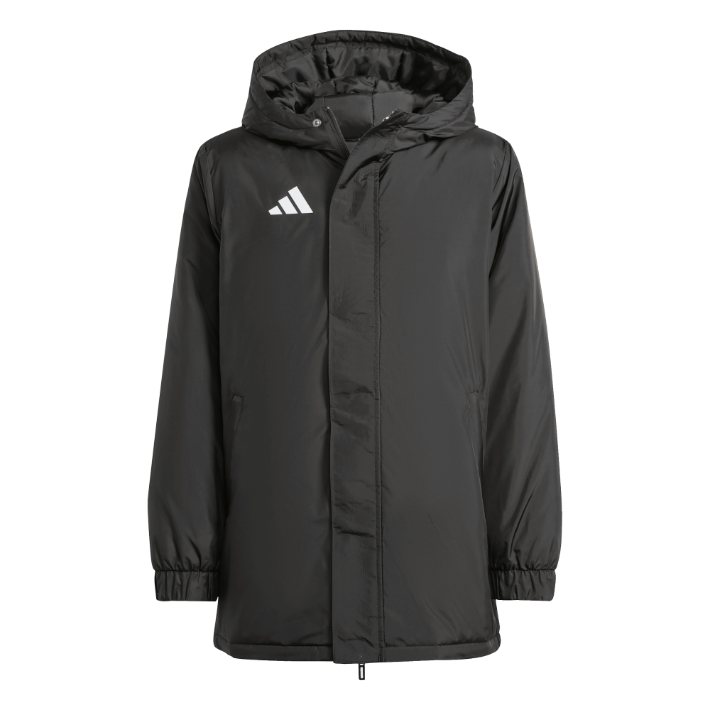 ADIDAS Entrada26 Stadium Kids Jacke (black/white) - Front Center View