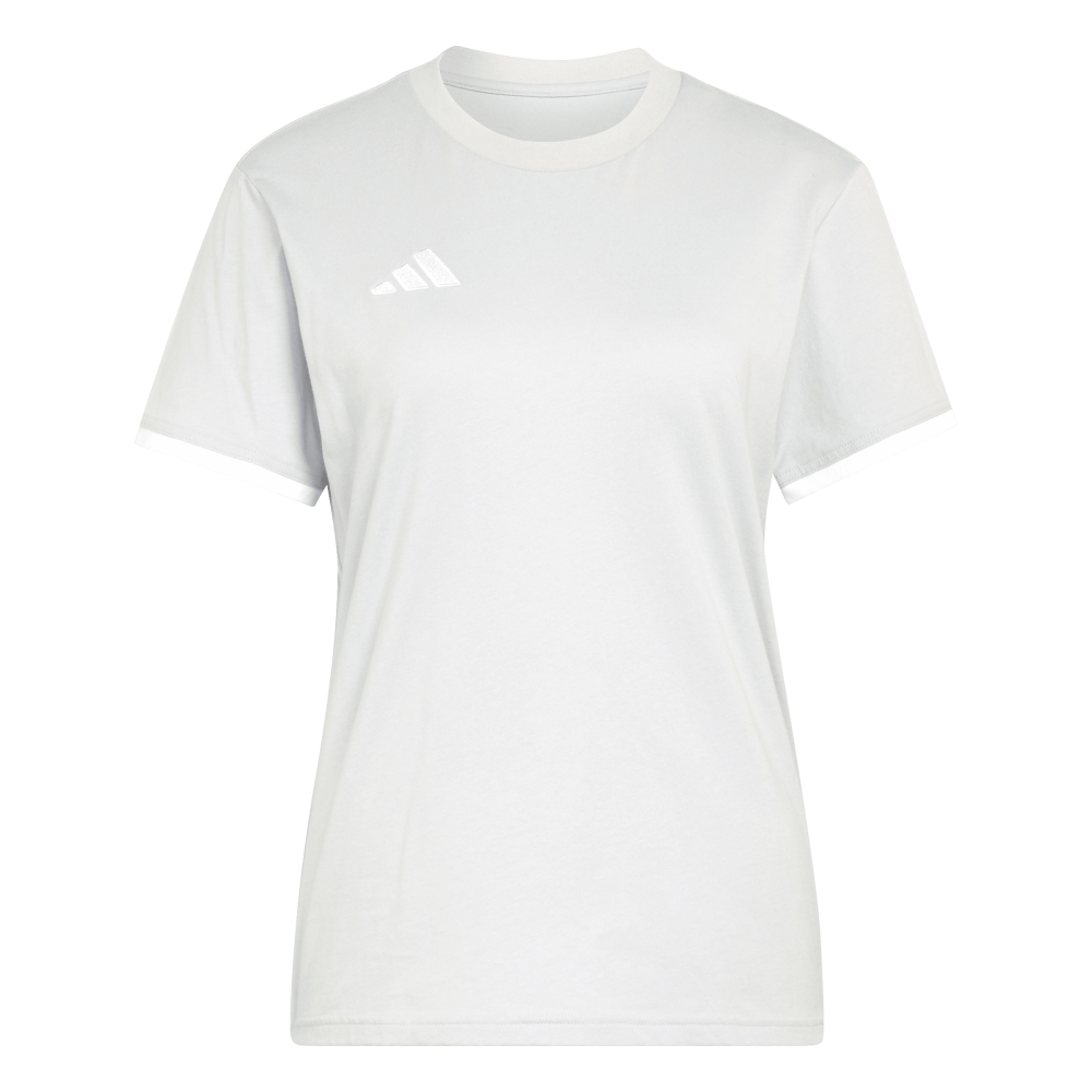 ADIDAS Entrada26 T-Shirt Damen (team light grey/white) - Front Center View