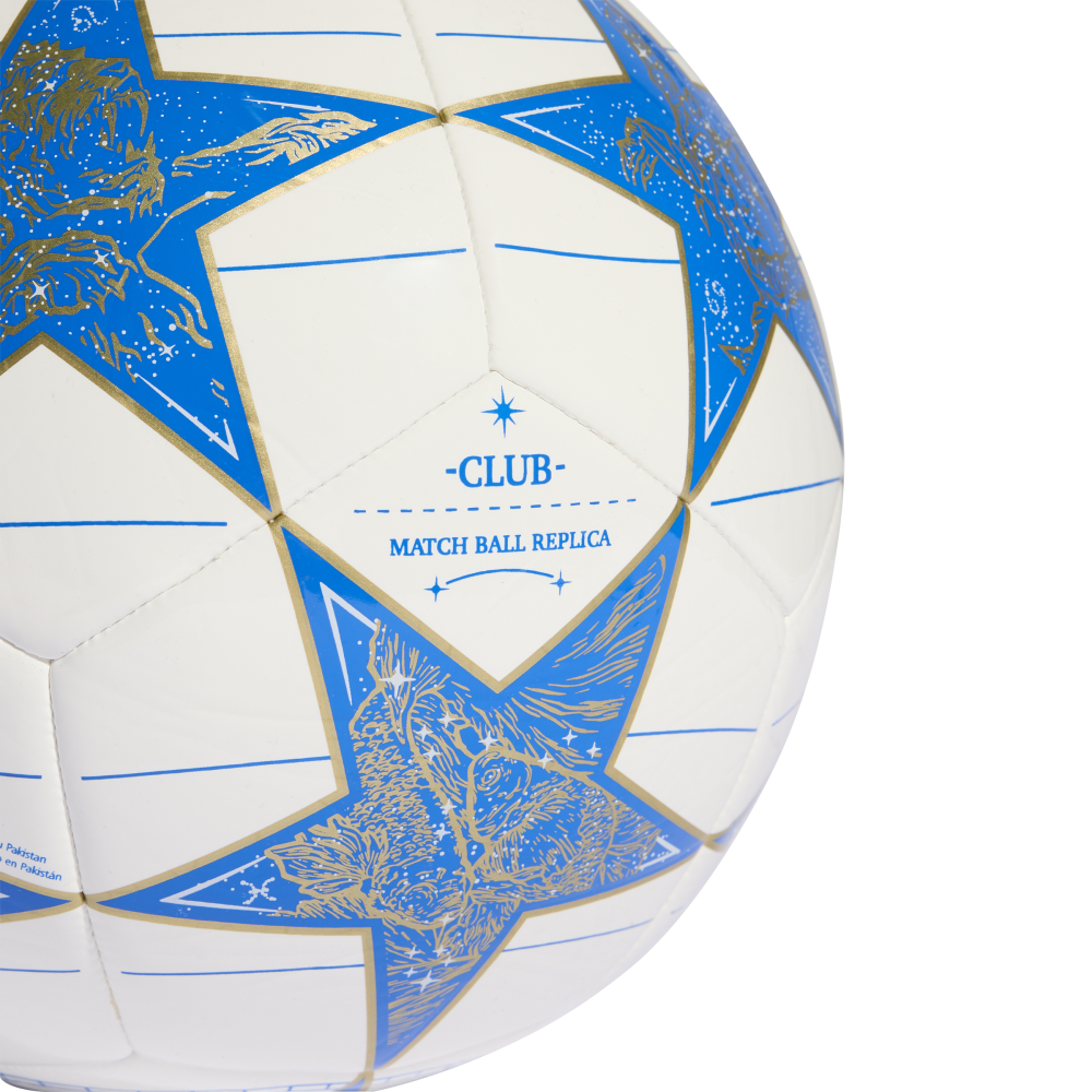 ADIDAS Ucl Club 25/26 League Stage Ball (white/blue/matte gold) - Detail View 2