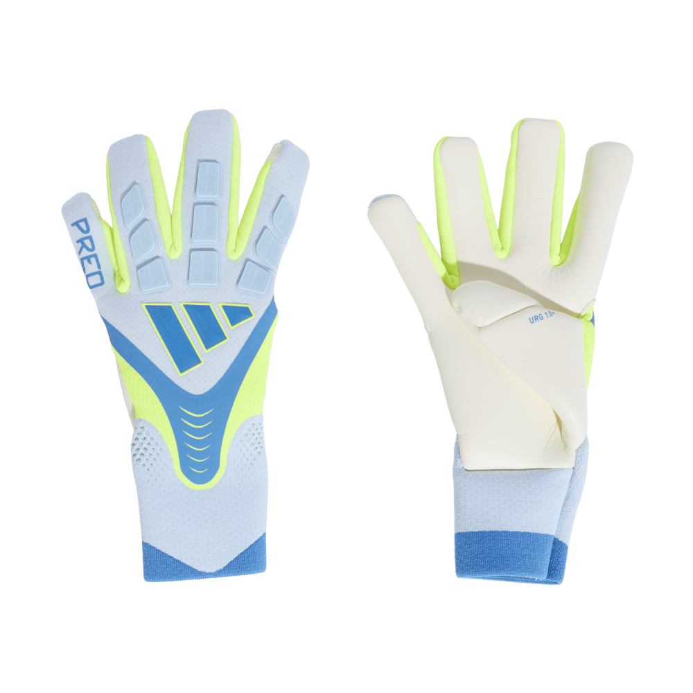 ADIDAS Predator Torwarthandschuhe Pro Promo (Crystal Sky/ray blue/solar yellow) - Front Center View