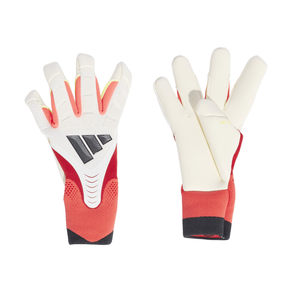 ADIDAS Predator Pro Hybrid Promo Torwarthandschuh (white/lucid red/black) - Front Center View