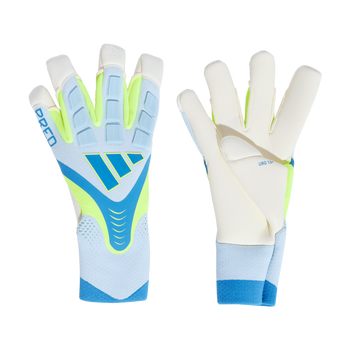 ADIDAS Predator Pro Hybrid Promo Torwarthandschuh (Crystal Sky/ray blue/solar yellow) - Front Center View