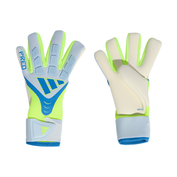 ADIDAS Predator Competition Torwarthandschuh (Crystal Sky/ray blue/solar yellow) - Front Center View