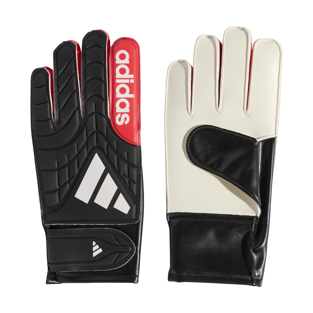 ADIDAS Copa Club Torwarthandschuh (black/white/lucid red) - Front Center View