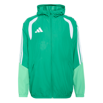 ADIDAS Tiro 26 Competition Allwetterjacke Herren (team green/semi screaming green/white) - Front Center View