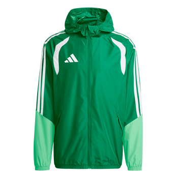 ADIDAS Tiro 26 Competition Allwetterjacke Herren (team green/semi screaming green/white) - Front View