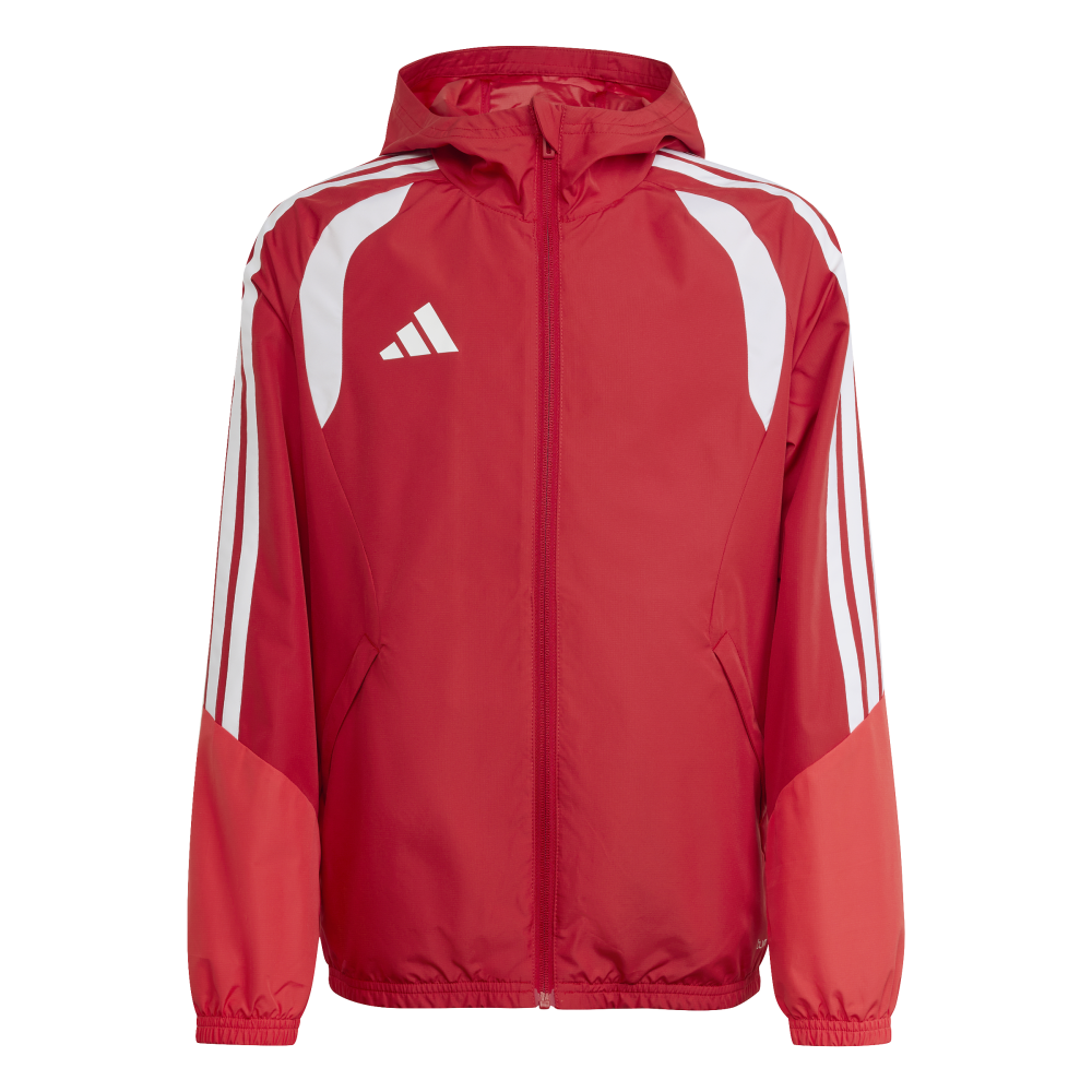 ADIDAS Tiro 26 Competition Allwetterjacke Kids (team power red 2/semi lucid red/white) - Front Center View